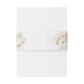 Floral Wedding Uitnodigingen Wikkel (Achterkant Voorbeeld)