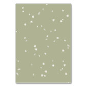 Floral Wedding White Blossom Dank je Kaart (Achterkant)