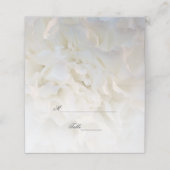Floral Wedding White White Carnan (Buitenkant ongevouwen)