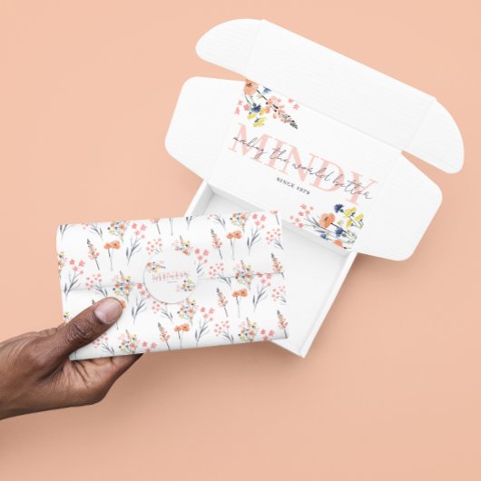 Floral-weefselpapier Tissuepapier