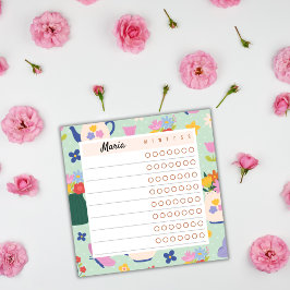 Floral Weekly Planner - Blossom Time Sticky Notes