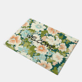 Floral Welkom Doormat Deurmat (Schuin)