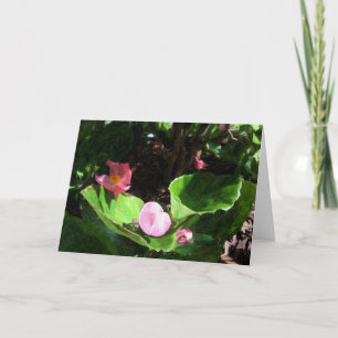 Floral Wenskaart Kaart