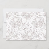 Floral Whimsical Boho Enregistrer le Carte photo D (Dos)