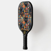 *~* Floral Whimsical Quirky Cat AP68 FOTO 1 Pickleball Paddle (Links)
