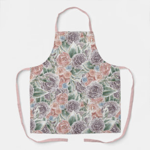 Floral Whimsy Coquette Print - Zachte vrouwelijke Schort