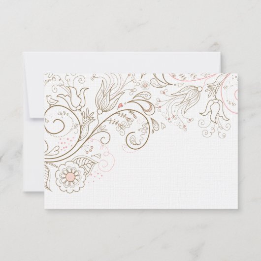 Floral Whimsy Wedding RSVP (Dos)