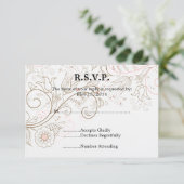 Floral Whimsy Wedding RSVP (Debout devant)