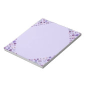 Floral Whisper Notitieblok - Zachte Lavendel Seren (Gedraaid)