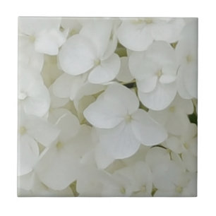 Floral White Elegant Blossom Tegeltje