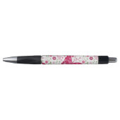 Floral White Pattern Pen (Voorkant)