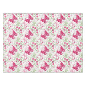 Floral White Pattern Tafelkleed (Voorkant (Horizontaal))