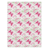 Floral White Pattern Tafelkleed (Voorkant)