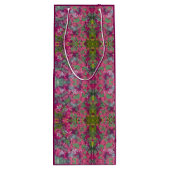 Floral Wijn Cadeautas (Achterkant)