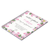 floral will you be my bridesmaid notitieboek (Linkerzijde)