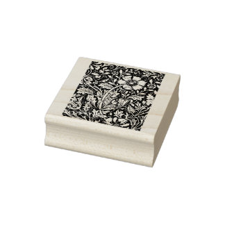 Floral William Morris Design Rubberstempel