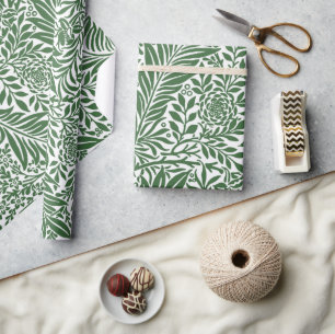  Floral William Morris Willow Bough Green Cadeaupapier