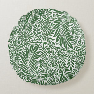  Floral William Morris Willow Bough Green Rond Kussen