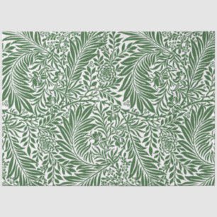 Floral William Morris Willow Bough Green Tissuepapier