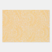  Floral William Morris Willow Bough Yellow Inpakpapier Vel (Voorkant)