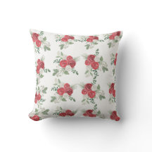 Floral Winter Pillow