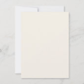 Floral Winter Theme Gold 50th Wedding Jubileum Kaart (Achterkant)