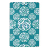 Floral wintersneeuwvlok mini klembord (Achterkant)