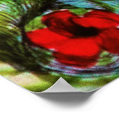 Floral Woman Poster (Hoek)