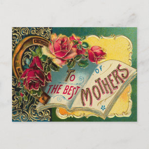 Floral World's beste moeder Briefkaart
