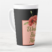  Floral World's beste moeder Latte Mok (Linkerhoek)