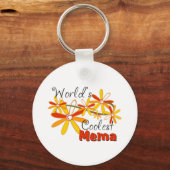 Floral World's koelste Mema Sleutelhanger (Voorkant)