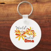 Floral World's koelste Oma Sleutelhanger (Voorkant)