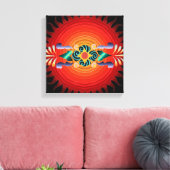 Floral Wrapped Canvas Afdruk (Insitu (Woonkamer))