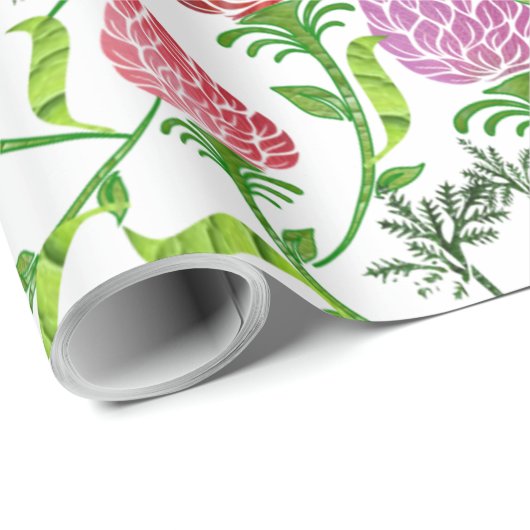 Floral wrapping Paper Cadeaupapier (Rol Hoek)