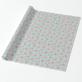 Floral wrapping Paper Cadeaupapier (Uitgerold)