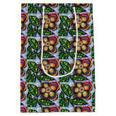 Floral wrapping Paper Medium Cadeauzakje (Achterkant)