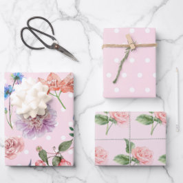 Floral wrapping paper voor elke willekeurige gebeu