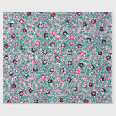 Floral wrapping papier – Stijlvol (Vlak)