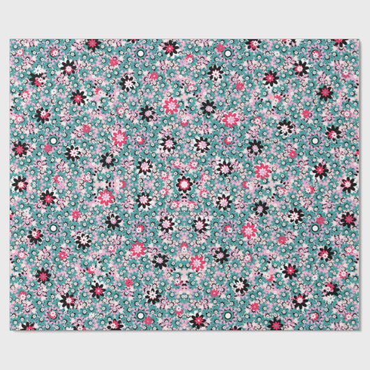 Floral wrapping papier – Stijlvol (Vlak)