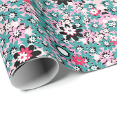 Floral wrapping papier – Stijlvol (Rol Hoek)