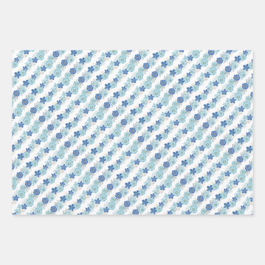 Floral wrapping papieren bladen inpakpapier vel (Voorkant 2)