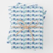 Floral wrapping papieren bladen inpakpapier vel (In situ)