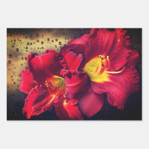 Floral wrapping papieren bladen