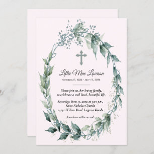 Floral Wreatal Funeral Memorial Remembrance Pink