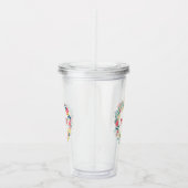 Floral Wreath Acryl Drinkbeker (Rechts)