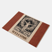  Floral Wreath Doormat Deurmat (Schuin)