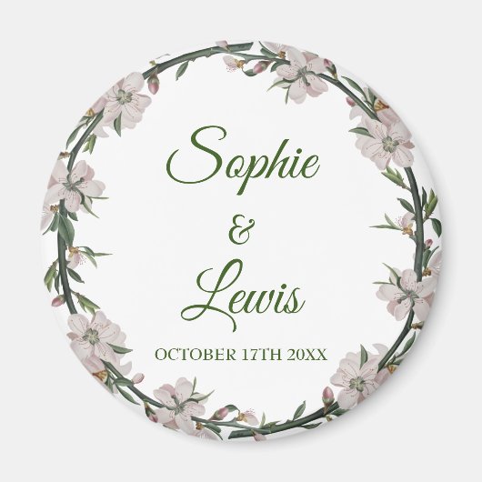 Floral Wreath Magneet (Voorkant)