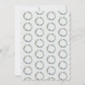 Floral Wreath Moederdag Bericht Kaart (Achterkant)