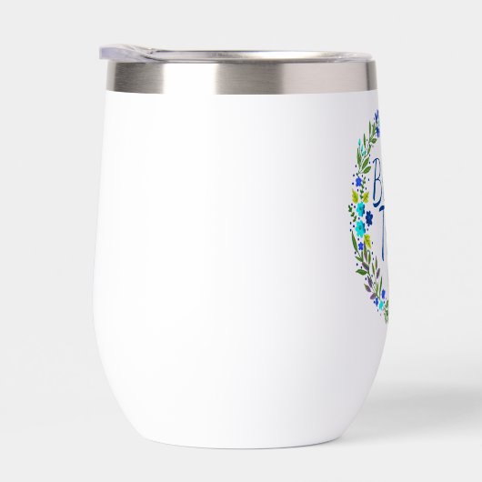  Floral Wreath Personalized Bride Tribe (Rechts)