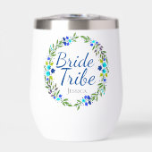 Floral Wreath Personalized Bride Tribe (Voorkant)